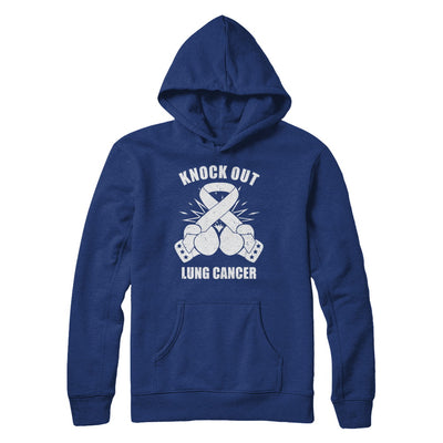 Boxing knock out Lung Cancer Awareness Support T-Shirt & Hoodie | Teecentury.com