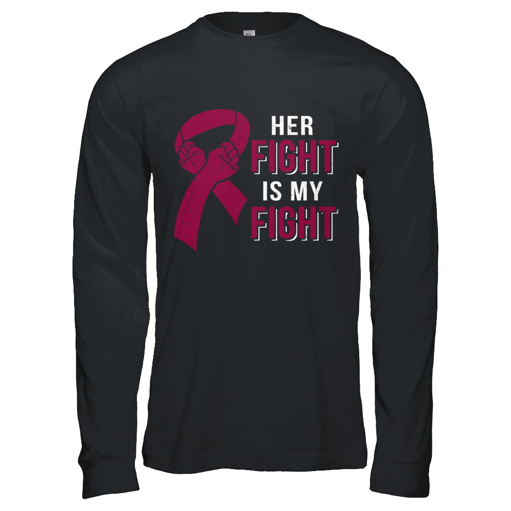 Her Fight Is My Fight Multiple Myeloma Awareness T-Shirt & Hoodie | Teecentury.com