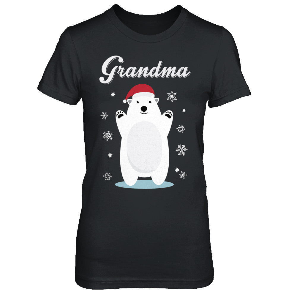Grandma Bear Christmas Santa Pajamas Shirt Sweatshirt