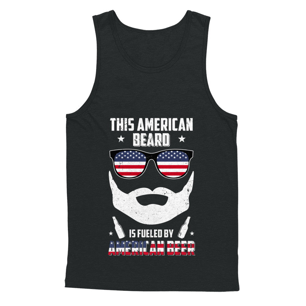 This American Beard Is Fueled By American Beer T-Shirt & Hoodie | Teecentury.com
