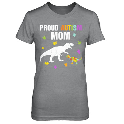 Proud Autism Mom T-Rex Dinosaur Autism Awareness T-Shirt & Hoodie | Teecentury.com