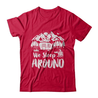 We Sleep Around Funny Husband Wife Camping T-Shirt & Hoodie | Teecentury.com