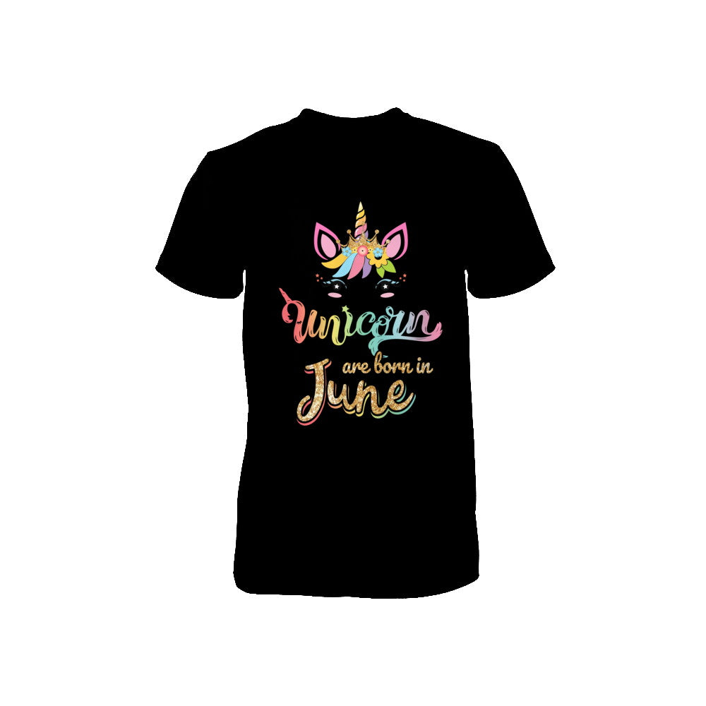 Cute Unicorns Are Born In June Birthday Gift Youth Youth Shirt | Teecentury.com