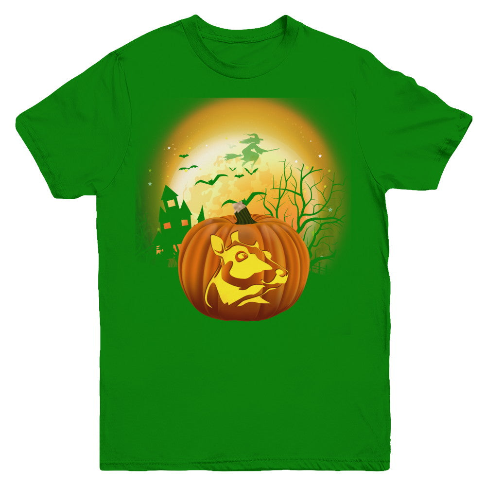 Pumpkin Cow Halloween Human Costume Youth Youth Shirt | Teecentury.com