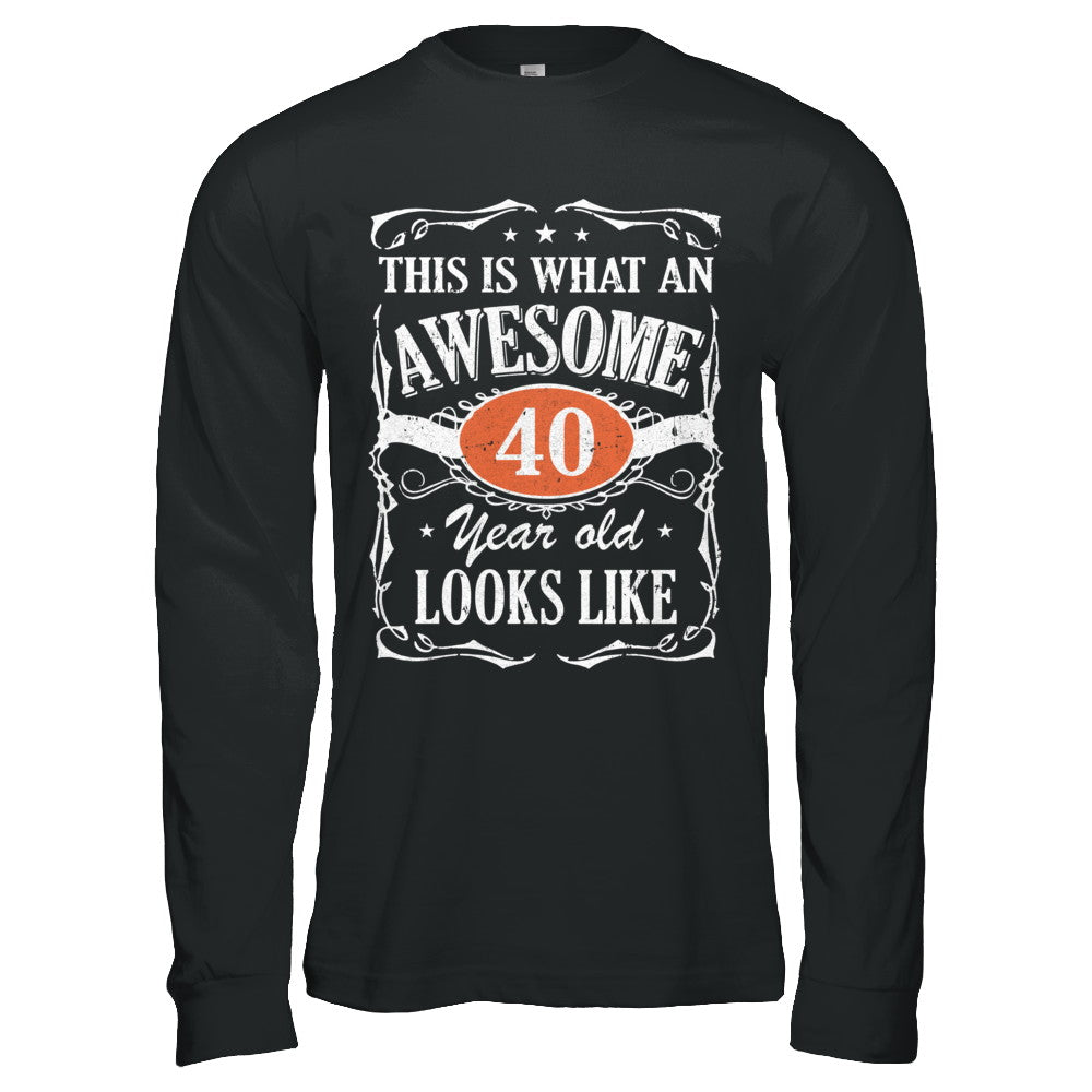 Vintage This Is What An Awesome 40 Year Old 1982 Birthday T-Shirt & Hoodie | Teecentury.com