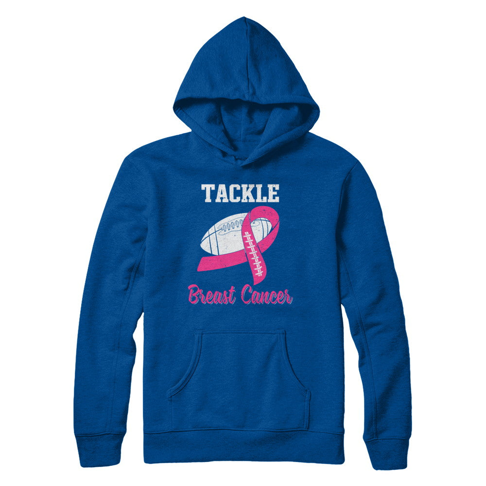 Football Survivor Tackle Pink Breast Cancer Awareness T-Shirt & Hoodie | Teecentury.com