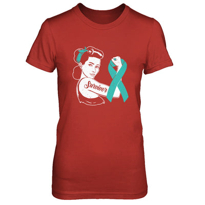 We Can Cure It Ovarian Cancer Teal Awareness Survivor T-Shirt & Hoodie | Teecentury.com