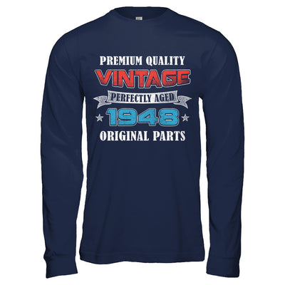 Vintage Premium Prefectly Aged 1948 74th Birthday Gift T-Shirt & Hoodie | Teecentury.com