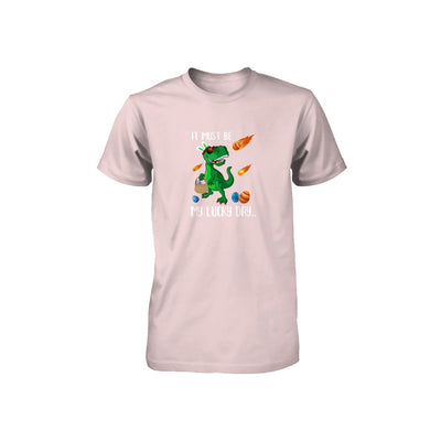 Funny Easter Bunny Dinosaur It Must Be My Lucky Day Youth Youth Shirt | Teecentury.com