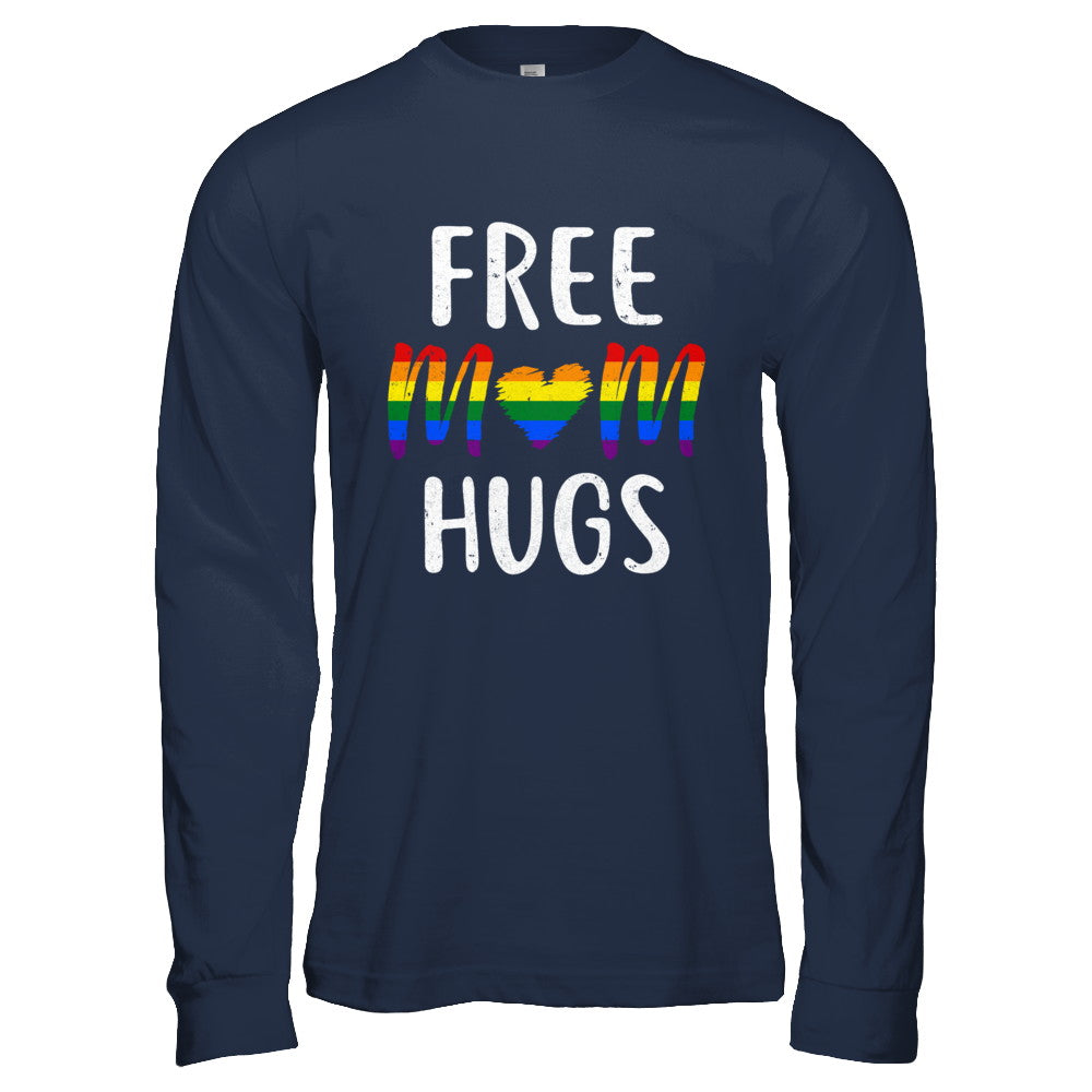Free Mom Hugs Support LGBT T-Shirt & Hoodie | Teecentury.com