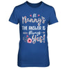 At Nanny's The Answer Is Always Yes Floral Mothers Day Gift T-Shirt & Hoodie | Teecentury.com