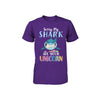 Sorry My Shark Ate Your Unicorn Funny Shark Youth Youth Shirt | Teecentury.com