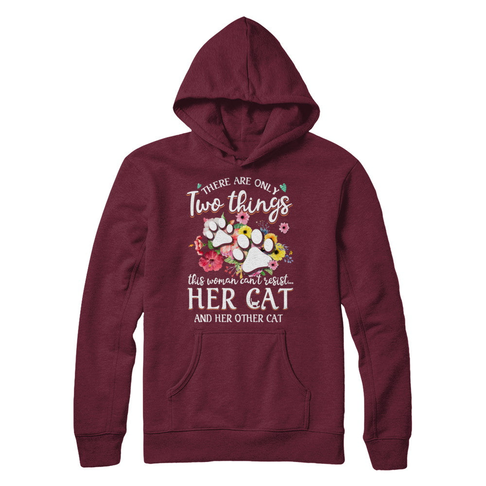 This Woman Can't Resist Her Cat And Her Other Cat T-Shirt & Hoodie | Teecentury.com