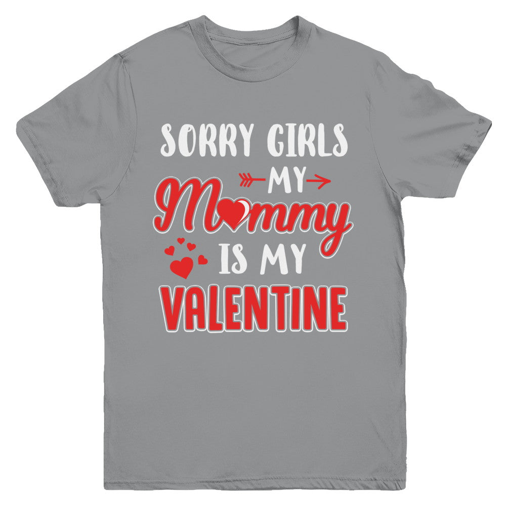 Funny Valentines Day Toddler Boy Mommy Is My Valentine Youth Youth Shirt | Teecentury.com