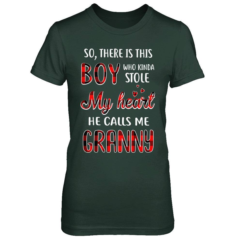 This Boy Who Kinda Stole My Heart He Calls Me Granny T-Shirt & Hoodie | Teecentury.com