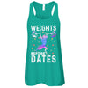 Weights Before Dates Unicorn Gym Weight Lifting T-Shirt & Tank Top | Teecentury.com