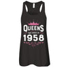 Queens Are Born In 1958 Birthday Gift T-Shirt & Tank Top | Teecentury.com