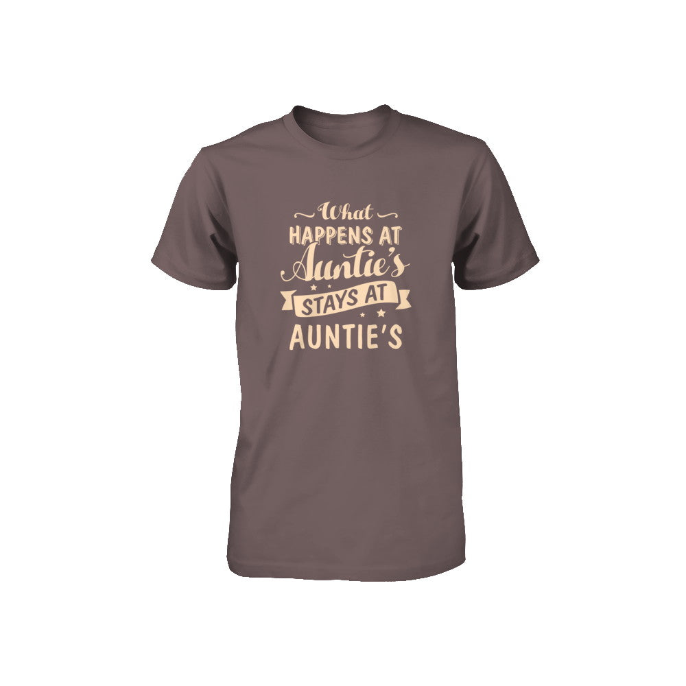 What Happens At Auntie's Stays At Auntie's Youth Youth Shirt | Teecentury.com