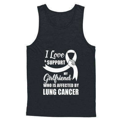 Lung Cancer Awareness Support White Girlfriend Boyfriend T-Shirt & Hoodie | Teecentury.com