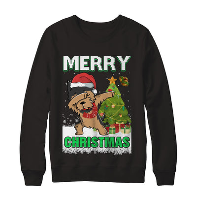 Cute Yorkshire Terrier Claus Merry Christmas Ugly Sweater T-Shirt & Sweatshirt | Teecentury.com