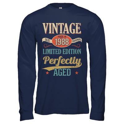 Vintage Premium Made In 1988 34th Birthday Gift T-Shirt & Hoodie | Teecentury.com