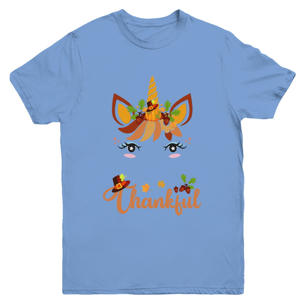 Thanksgiving Unicorn Pumpkin For Kids Youth Youth Shirt | Teecentury.com