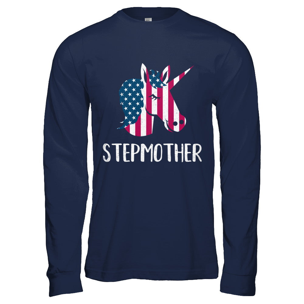Patriotic Stepmother Unicorn Americorn 4Th Of July T-Shirt & Hoodie | Teecentury.com