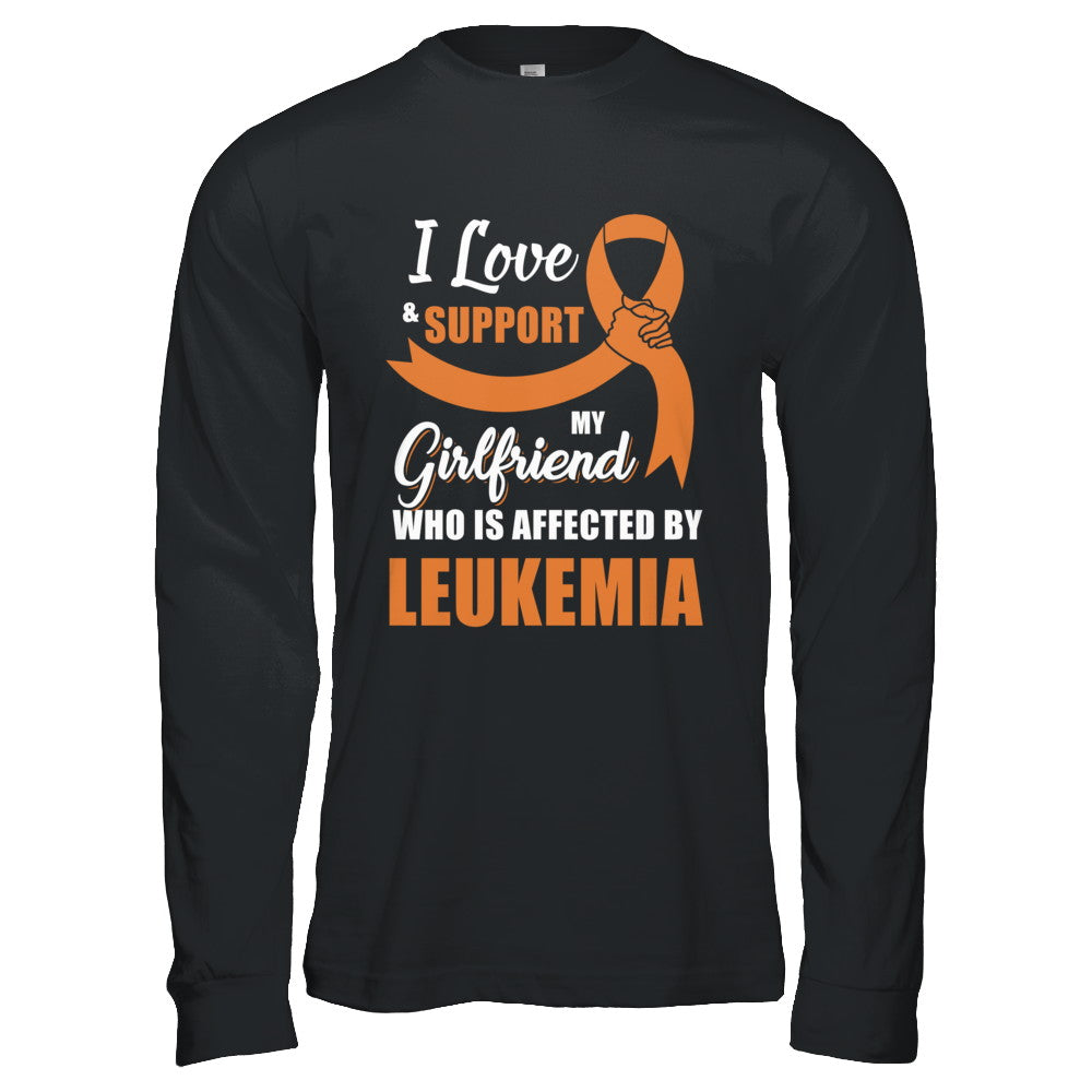 Leukemia Awareness Support Orange Girlfriend Boyfriend T-Shirt & Hoodie | Teecentury.com