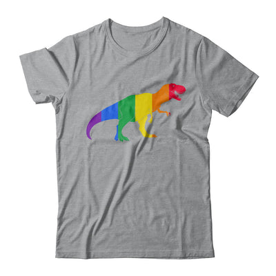Pride LGBT Dinosaur T REX Gift Rainbow LGBT Gay Lesb T-Shirt & Hoodie | Teecentury.com