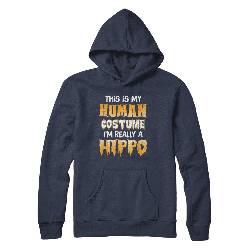 This Is My Human Costume Hippo Halloween T-Shirt & Hoodie | Teecentury.com
