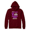 I Wear Purple For My Dad Alzheimer's Awareness Son Daughter T-Shirt & Hoodie | Teecentury.com