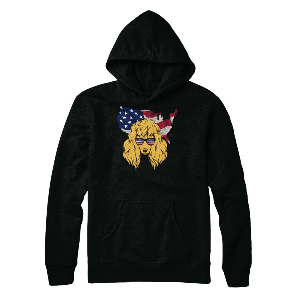Funny Patriot Poodle Dog 4Th Of July American Flag T-Shirt & Hoodie | Teecentury.com