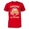 Cheers And Beers To My 25 Years T-Shirt & Hoodie | Teecentury.com