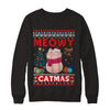 Meowy Catmas Ugly Sweater Cat Christmas T-Shirt & Sweatshirt | Teecentury.com