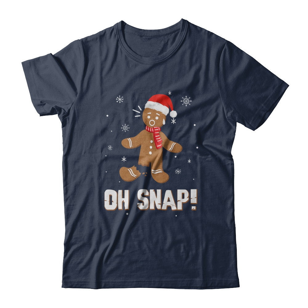 Oh Snap Funny Gingerbread Man Cute Christmas T-Shirt & Sweatshirt | Teecentury.com
