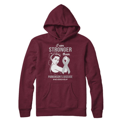 I Am Stronger Than Parkinson's Disease Awareness Support T-Shirt & Hoodie | Teecentury.com