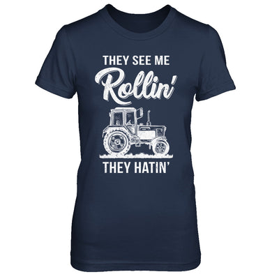 They See Me Rollin They Hatin Funny Tractor T-Shirt & Hoodie | Teecentury.com