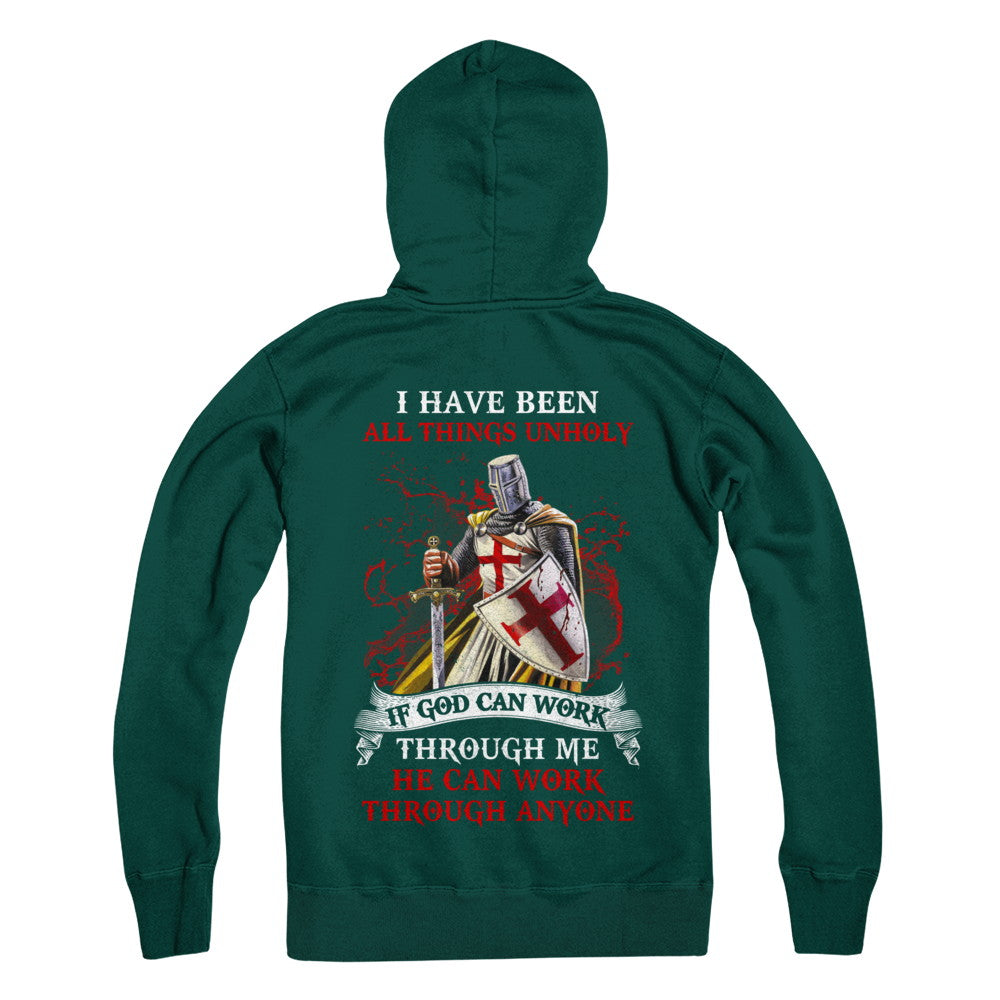 Knight America I Have Been All Things Unholy If God Can Work T-Shirt & Hoodie | Teecentury.com