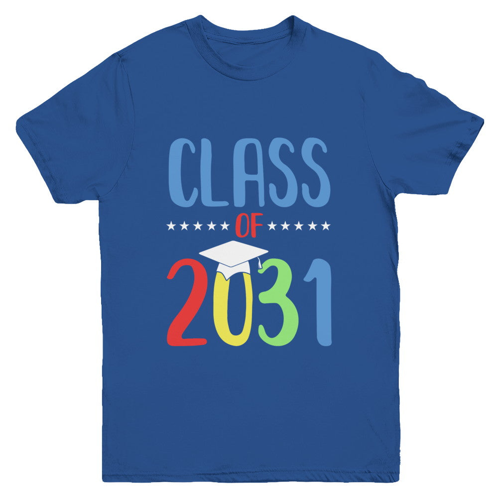 Grow With Me First Day Of School Class Of 2031 Youth Youth Shirt | Teecentury.com