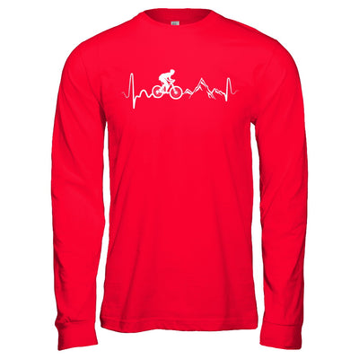 Mountain Bike Heartbeat T-Shirt & Hoodie | Teecentury.com