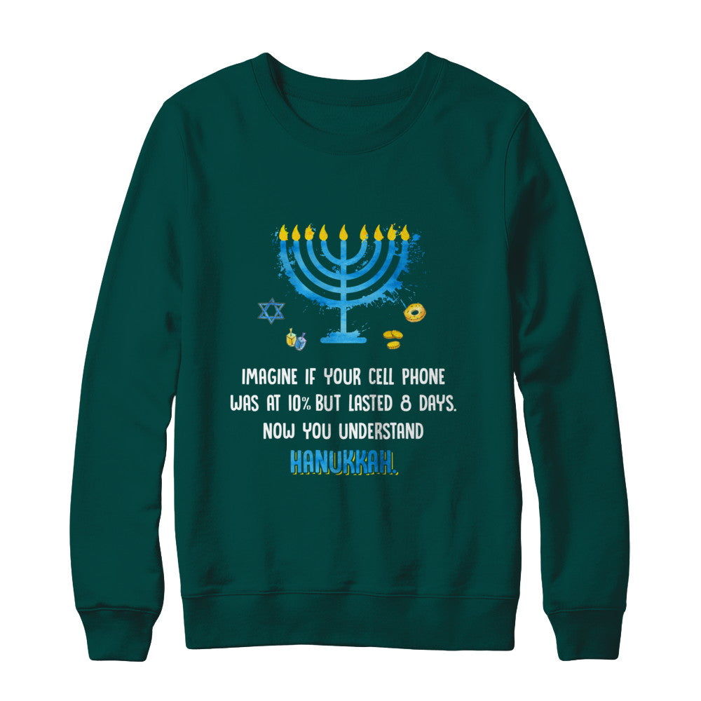 Funny Quote Sarcastic Hanukkah Chanukah Cellphone Gift T-Shirt & Sweatshirt | Teecentury.com