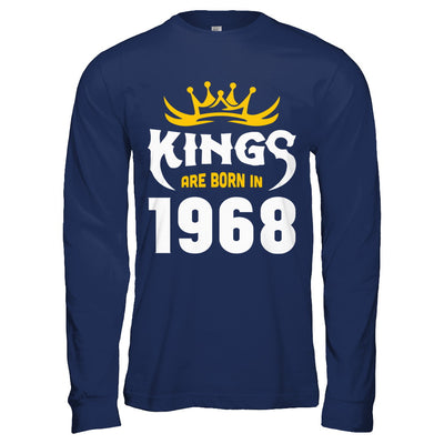 Kings Are Born In 1968 Birthday Gift T-Shirt & Hoodie | Teecentury.com