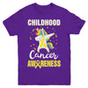 Inspirational Childhood Cancer Awareness Unicorn Support Youth Youth Shirt | Teecentury.com