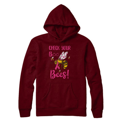 Check Your Boo Bees Funny Breast Cancer T-Shirt & Hoodie | Teecentury.com