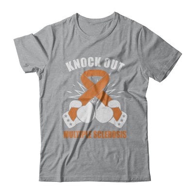 Boxing knock out Multiple Sclerosis Awareness Support T-Shirt & Hoodie | Teecentury.com