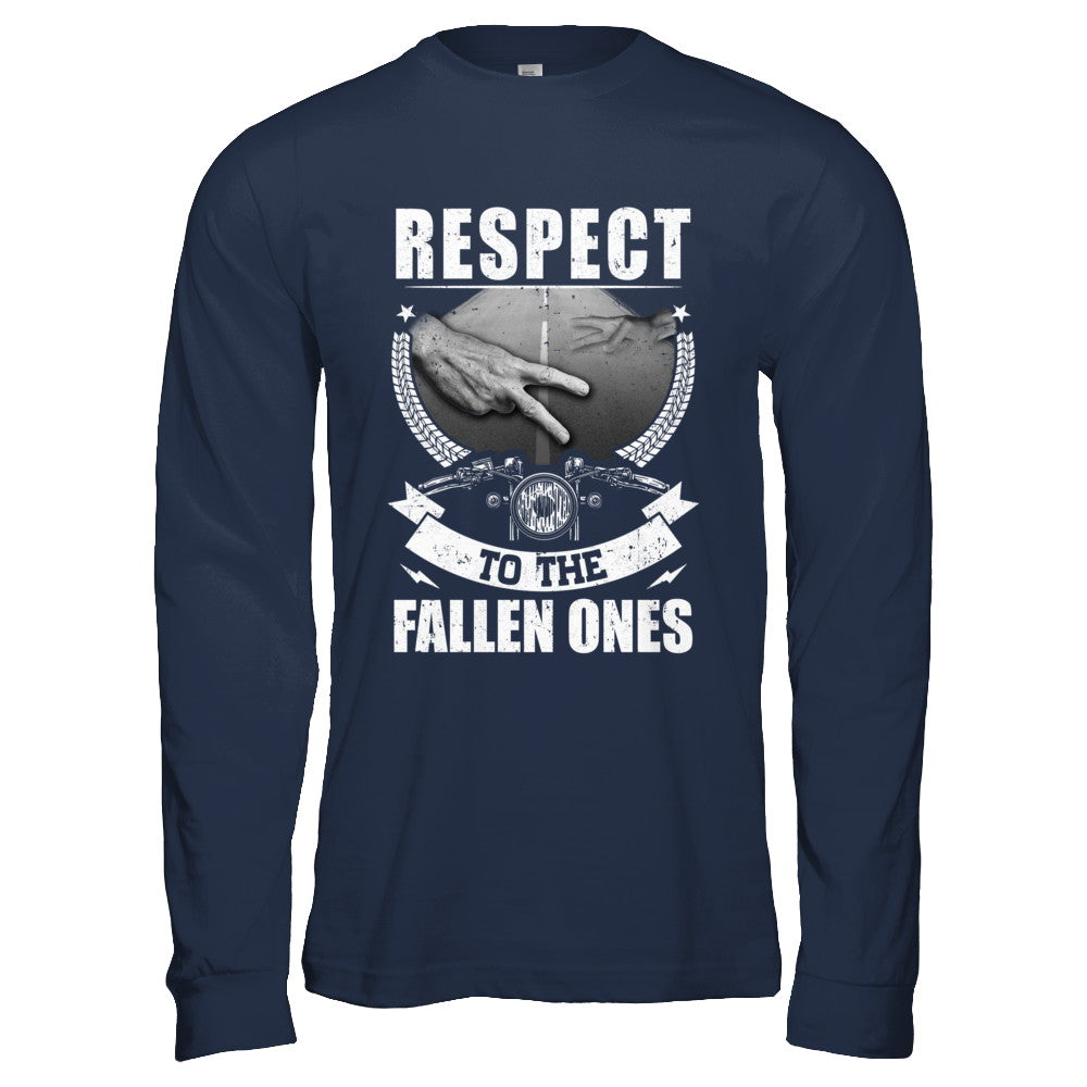 Respect To The Fallen Ones Motorbike T-Shirt & Hoodie | Teecentury.com