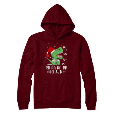 Funny Fa La La Fa Ra Rawr T-Rex Dinosaur Christmas T-Shirt & Hoodie | Teecentury.com