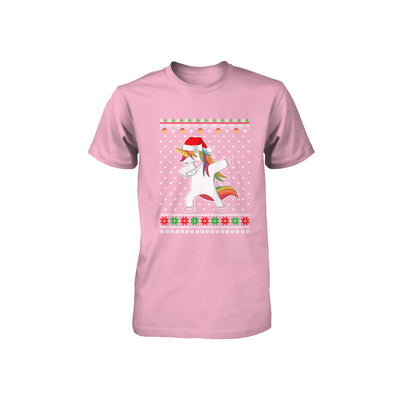 Dabbing Tangled Lights Ugly Christmas Sweater Girls Youth Youth Shirt | Teecentury.com