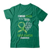 Liver Cancer I Wear Green For My Wife Husband T-Shirt & Hoodie | Teecentury.com