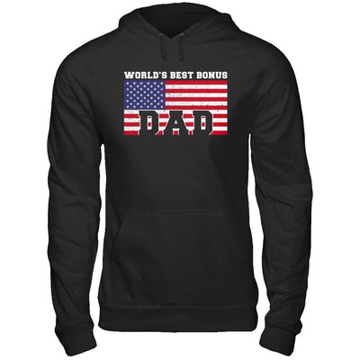 Worlds Best Bonus Dad Stepdad T-Shirt & Hoodie | Teecentury.com